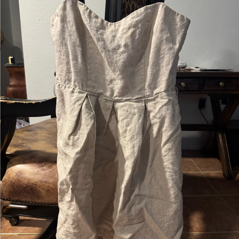 Kensie Cream Sweetheart Sundress